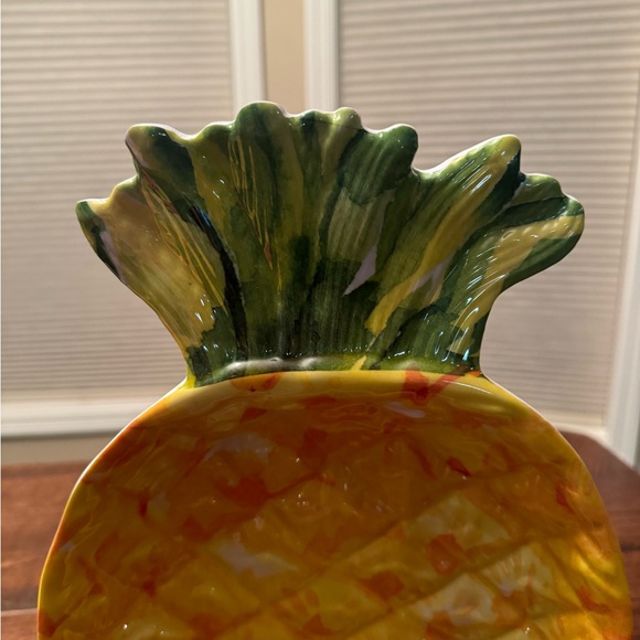 Pineapple Bowl & Pineapple Serving Tray, Medium Melamine Bowl & Large Tray Set - Picture 8 of 15